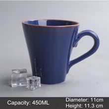 Load image into Gallery viewer, Mug Ceramic Milk Cup Of Tea Porcelain Coffee Mugs Salad Cup With Handle Xicara Caneca Tazas Para Cafe Free Shipping
